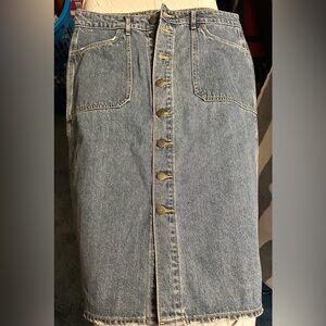 Women’s Old Navy Denim High Rise Skirt Midi